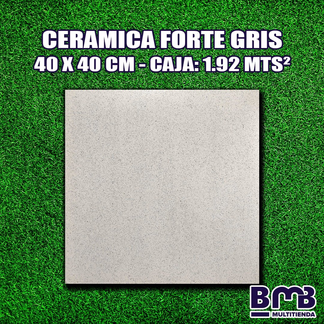 Ceramica Forte Gris (400X400MM) SAN MARINO - PRECIO X MTRS²